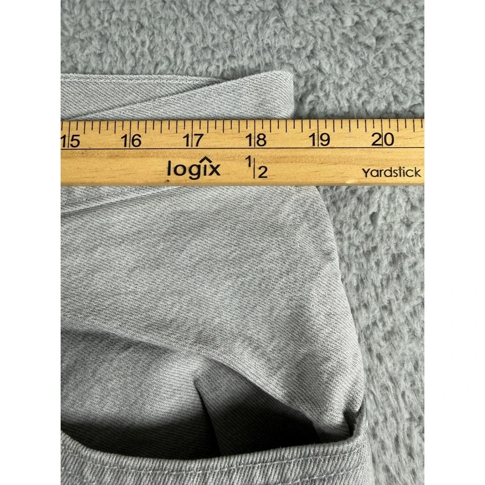 Levis SilverTab Straight Leg Jeans Gray Mens Size 36x26 100% Cotton